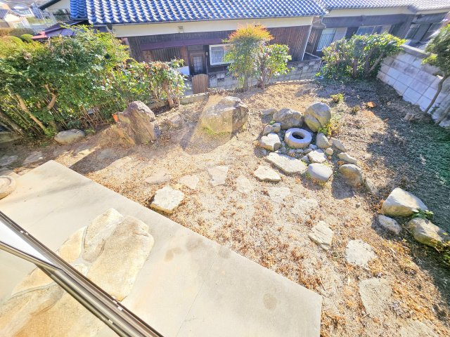 花園町戸建てのバルコニー