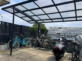 駐輪場、バイク置き場です。