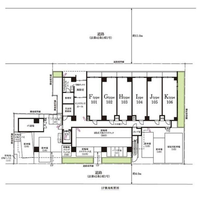 【区画図】 | プレール・ドゥーク門前仲町Ⅲ |  