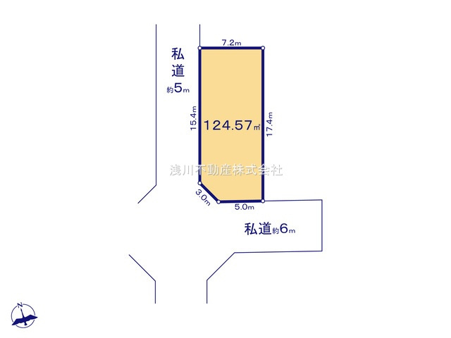 八王子市　弐分方町　建築条件付き売地の土地図|～Ｉ区画　124.57平米～