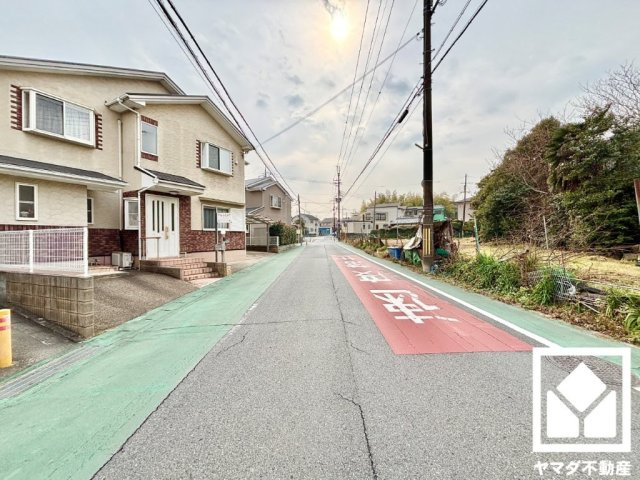 八幡市美濃山幸水の前面道路含む現地写真