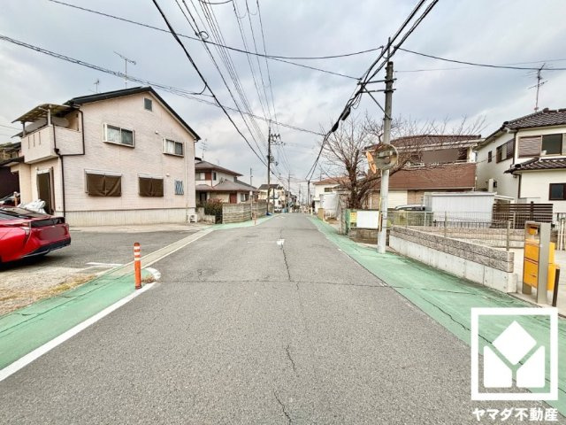 八幡市美濃山幸水の前面道路含む現地写真