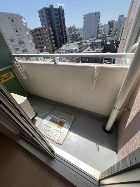グレース早稲田のバルコニー