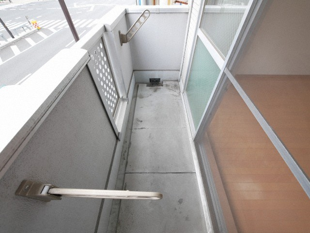 エスコート桑津のバルコニー