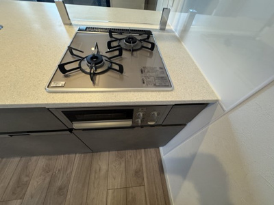 【設備】 | デュ・レジア平尾レジデンス | ２口コンロ、グリル