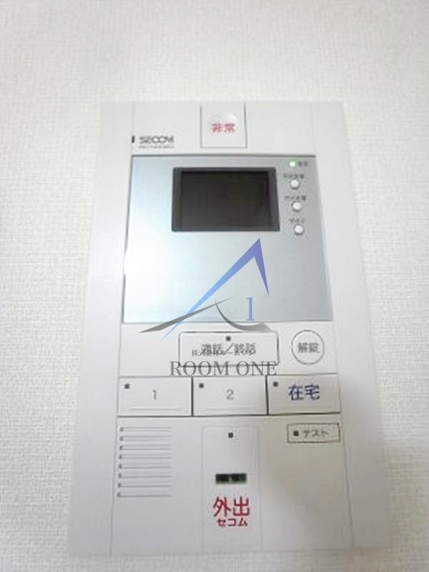 ガーデン雑色のセキュリティ|モニター付きインターホンです。