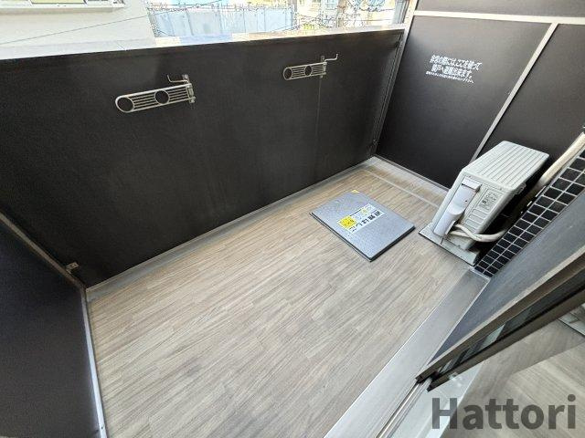 プレサンス梅田北オールのバルコニー