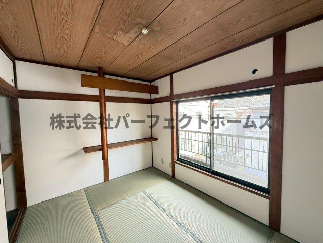 御幸東町戸建　賃貸の和室|畳の上でゆっくりとくつろげる和室です