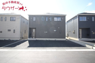 【外観】 | 油井小学校・安達中学校区　GRADLE GAEDEN 二本松市油井　第５　全１２棟　５号棟 | 北側から見た現状写真です！　日当たり良好の物件です♪