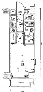 【間取り】 | スカイコートパレス芝浦 | 間取りです。