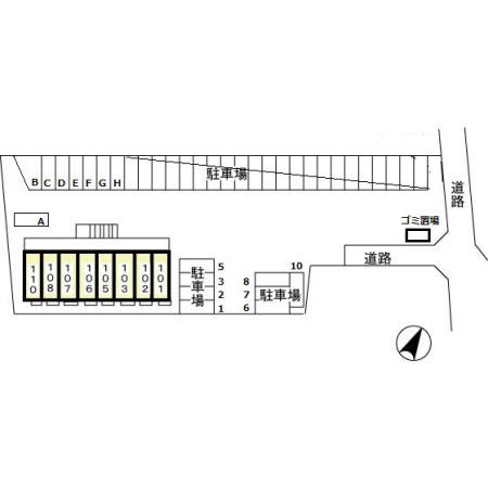 【区画図】 | ジュネス陽光台 Ⅱ