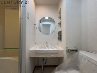 洗面台付きのトイレです