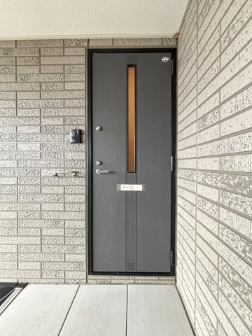 スカイスクレーパーA棟の玄関