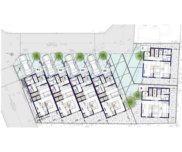 西東京市泉町４丁目貸家の区画図