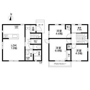 西東京市泉町４丁目貸家の間取り