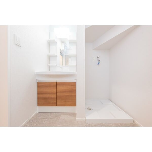 ハウオリテラスの洗面所