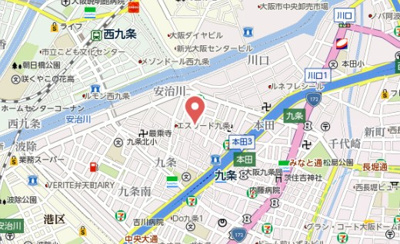 【地図】 | レオンコンフォート九条アルバ