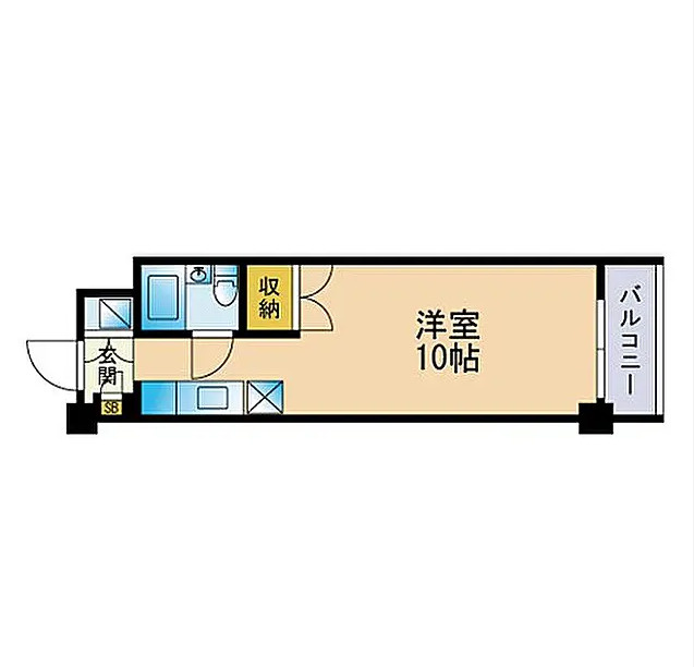 カーサ博多の間取り