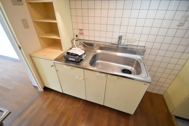 ﾊﾟーｸﾚｼﾞﾃﾞﾝｽのキッチン|ｷｯﾁﾝシンク広いです。