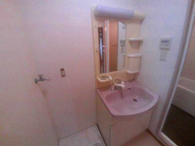 マンションアムールの洗面所