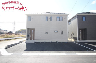 【外観】 | 油井小学校・安達中学校区　GRADLE GAEDEN 二本松市油井　第５　全１２棟　６号棟 | 北側から見た現状写真です！　日当たり良好の物件です♪