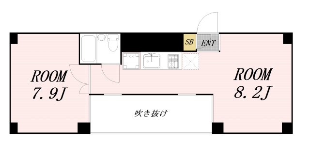 グランドメゾン西心斎橋　仲介手数料無料の間取り