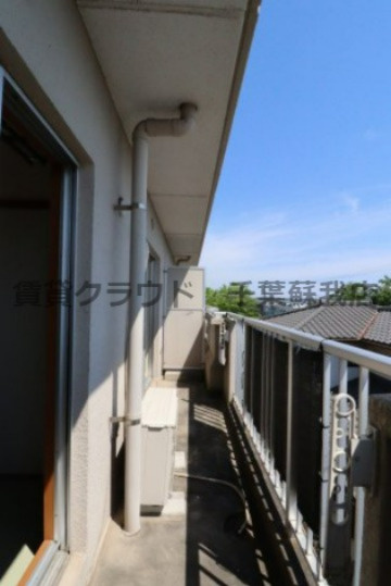 トップロック3のバルコニー|南西向きのバルコニーです！