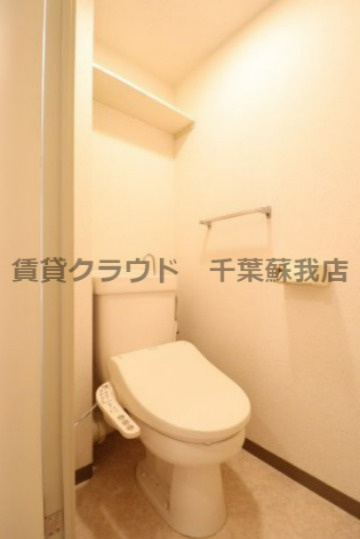 トップロック3のトイレ|落ち着いた色調のトイレです