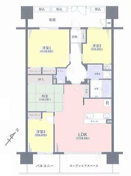 【間取り】 | グランシティレイディアントアクアヴィータ