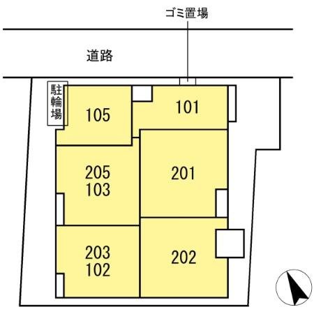 ブルームマーレの区画図