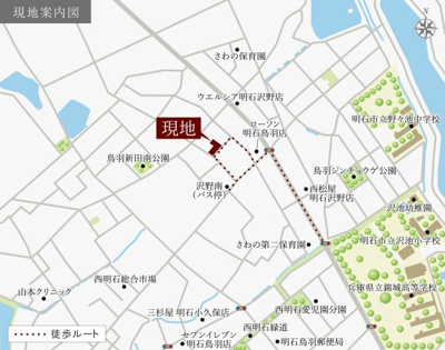 【地図】 | セキュレア西明石北１号地