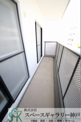 井吹東シティコートのバルコニー