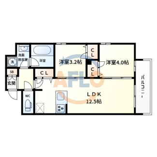 【間取り】 | ルフォンプログレ南森町　堀川小学校区 | ルフォンプログレ南森町　間取り