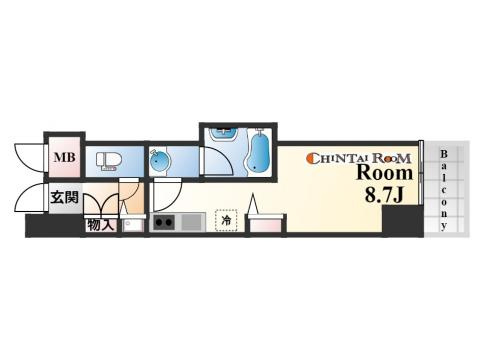 シャーメゾン神戸　(J-cubeKOBE)の間取り