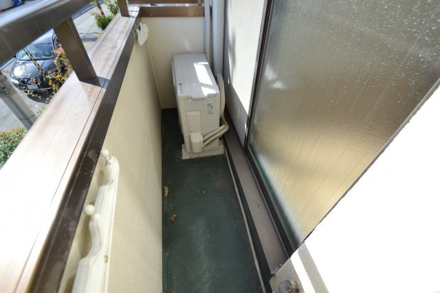 真継ハイツのバルコニー