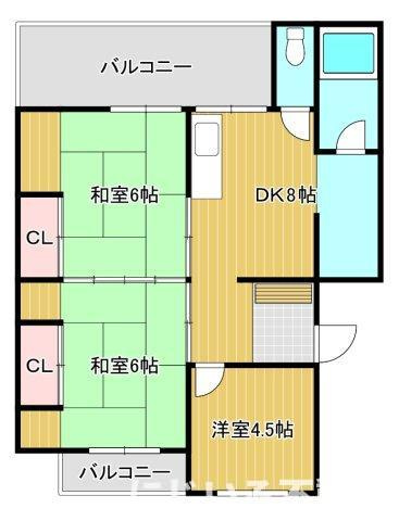 サニースクエア阿南の間取り
