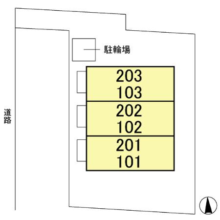 メイプルヒルの区画図