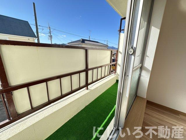 アイリス南開のバルコニー