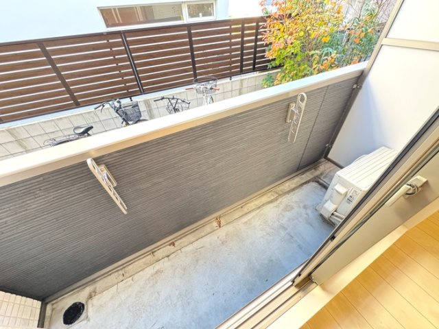 アリビオ祐天寺のバルコニー