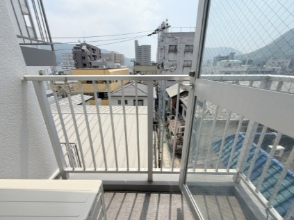 ゴールデンリバー広本町のバルコニー