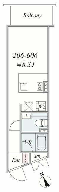 ｔｈｅ　ｔｒｉａｓ　ｋａｓｈｉｗａの間取り| 
