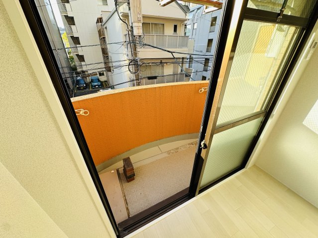 清和京橋のバルコニー