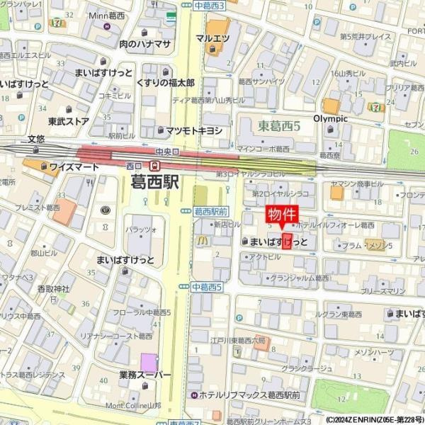 コスモリード葛西の地図