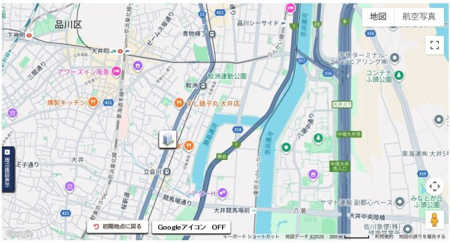 ★仲介手数料無料★モリス大井町南(駅前再開発で便利になる大井町が徒歩圏内）の地図