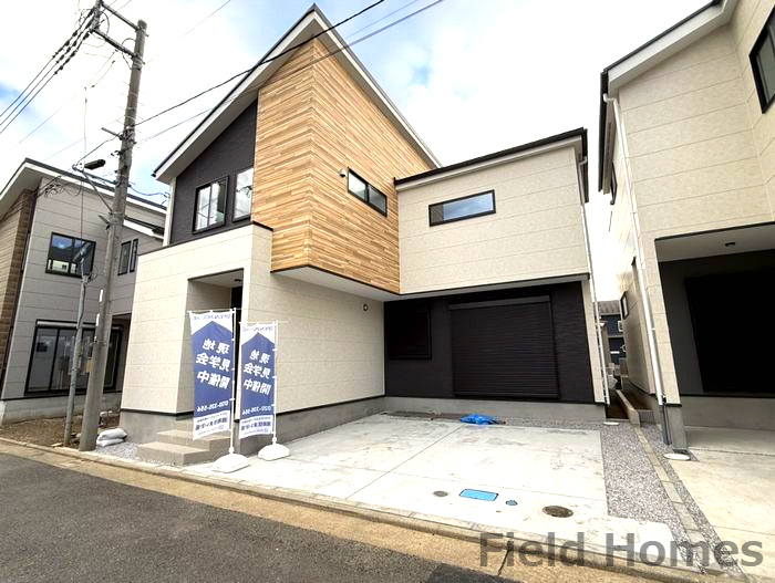 茅ヶ崎市矢畑新築戸建て　2期2号棟の外観|外観「茅ヶ崎市矢畑新築戸建て　２号棟」
