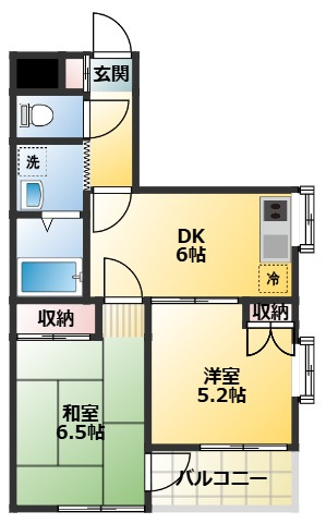 第二宝マンションの間取り
