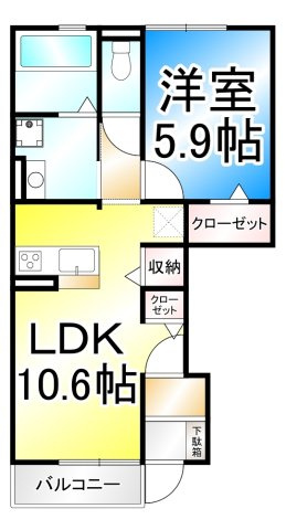 Jeunesseの間取り