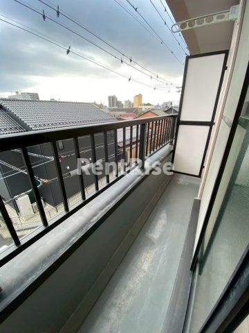 Verede泉のバルコニー