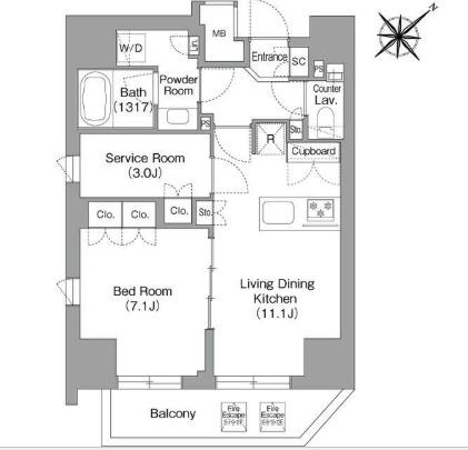 【間取り】 | The glow Mita