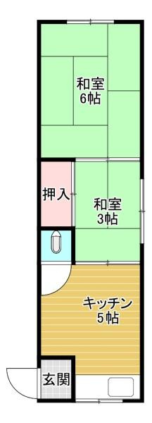 大阪市大正区平尾４丁目の事務所の間取り